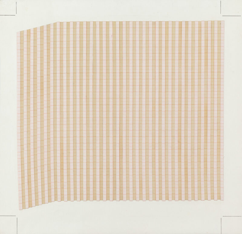 Barbara Wojirsch, ohne Titel Entwurf Cover: Shankar, Who's To Know (1981, ECM 1195) 36,8 x 37,8 cm, Collage