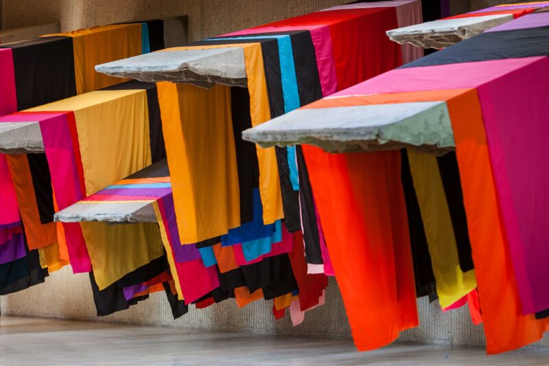 Phyllida Barlow, untitled: 11 awnings, 2013, Collection of the artist, London © Paul Crosby