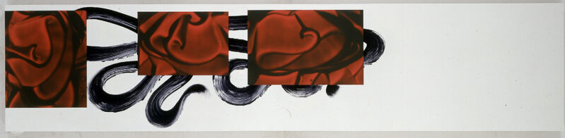 David Reed # 310 1991-1992 Öl, Alkyd auf Leinwand 66 x 289,5 cm Foto: Dennis Cowley, New York © David Reed, VG Bild-Kunst, Bonn Courtesy Sammlung Goetz, München