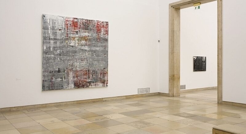 Gerhard Richter, Cage, 2006, London, Tate Modern, Leihgabe aus einer Privatsammlung, Installationsansicht Gerhard Richter – Abstrakte Bilder, Haus der Kunst, 2009, Foto Wilfried Petzi