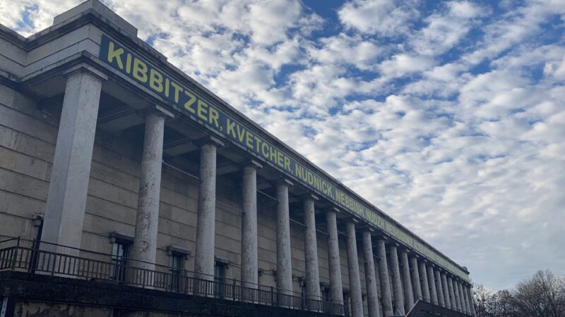 Re-Installation „The Joys of Yiddish“ Mel Bochner Haus der Kunst, 2021 Foto: Haus der Kunst