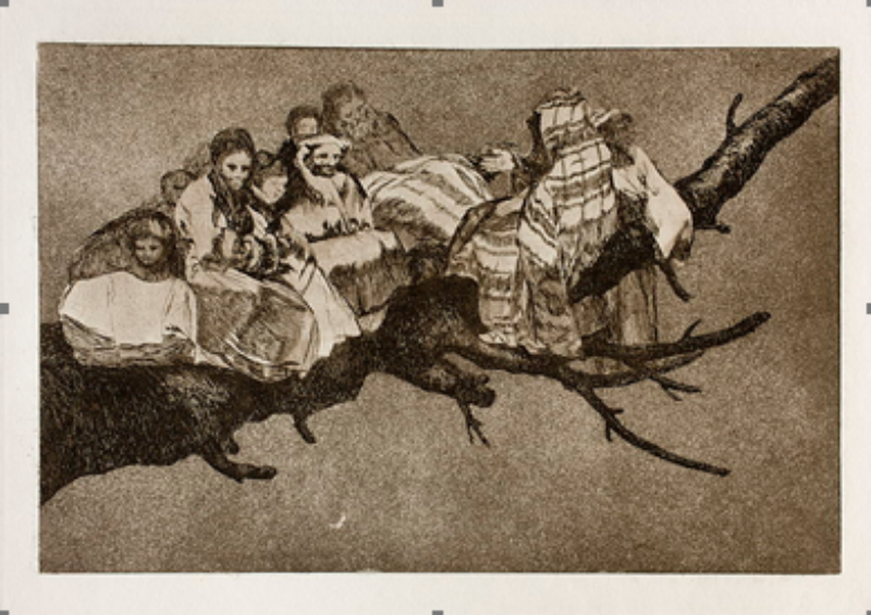 Francisco Goya, Disparate ridiculo (Ridiculous Folly), created around 1820