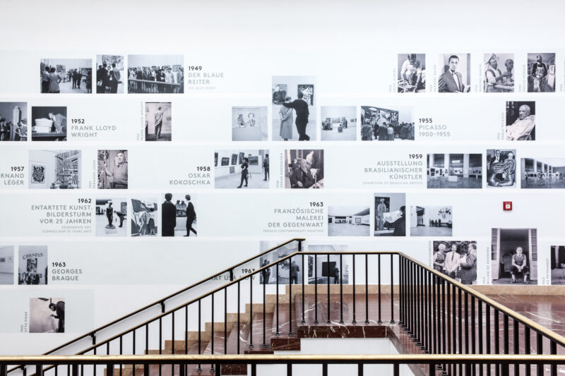 Archiv Galerie 2016/17 Haus der Kunst – Die Nachkriegsinstitution, 1945-1965, Installationsansicht. Foto: Maximilian Geuter