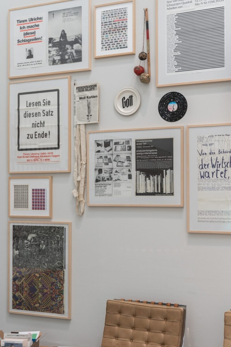 Archiv Galerie 2018/19. Archives in Residence: AAP Archive Artist Publications, / Installation view, Photo: Maximilian Geuter
