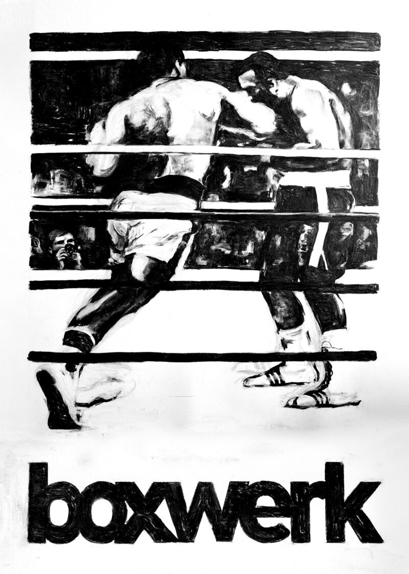 Boxwerk Simon Gehrke, Thrilla in Manilla, 2013 Muhammad Ali vs. Joe Frazier 1975