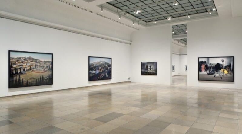 James Casebere. Flüchtig, installation view, Haus der Kunst, 2016, Photo Wilfried Petzi