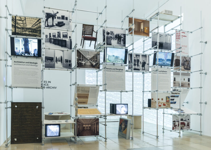 Archiv Galerie 2020/21: Archives in Residence – euward Archiv, Installation view Haus der Kunst, 2020, Photo: Maximilian Geuter