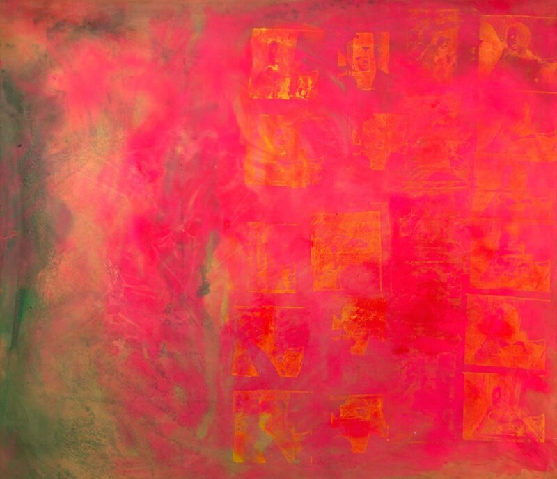 Frank Bowling Bartica 1968-69 Acrylic on canvas 284 x 349.5 cm Courtesy the Artist and Hales Gallery © VG Bild-Kunst, Bonn 2017