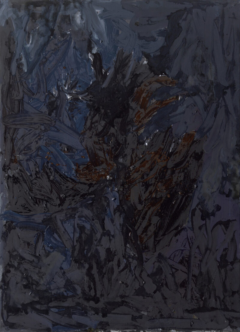 Georg Baselitz: Ich esse stenk, 2013 Oil on canvas © Georg Baselitz, 2014 Courtesy Galerie Thaddaeus Ropac, Paris - Salzburg Photo: Jochen Littkemann