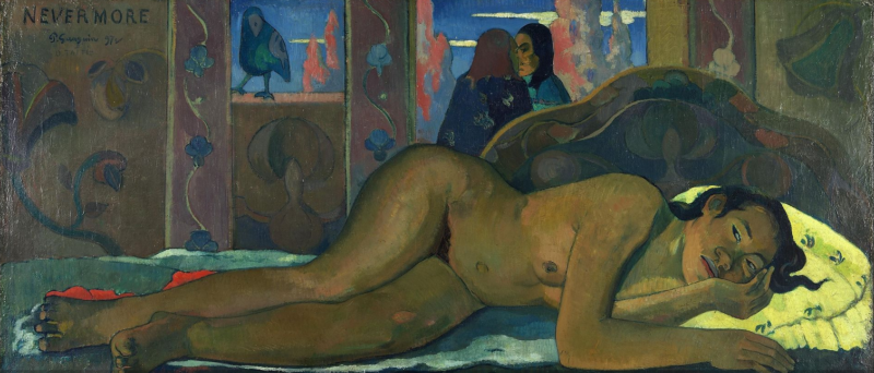 Paul Gauguin, Nevermore, 1897