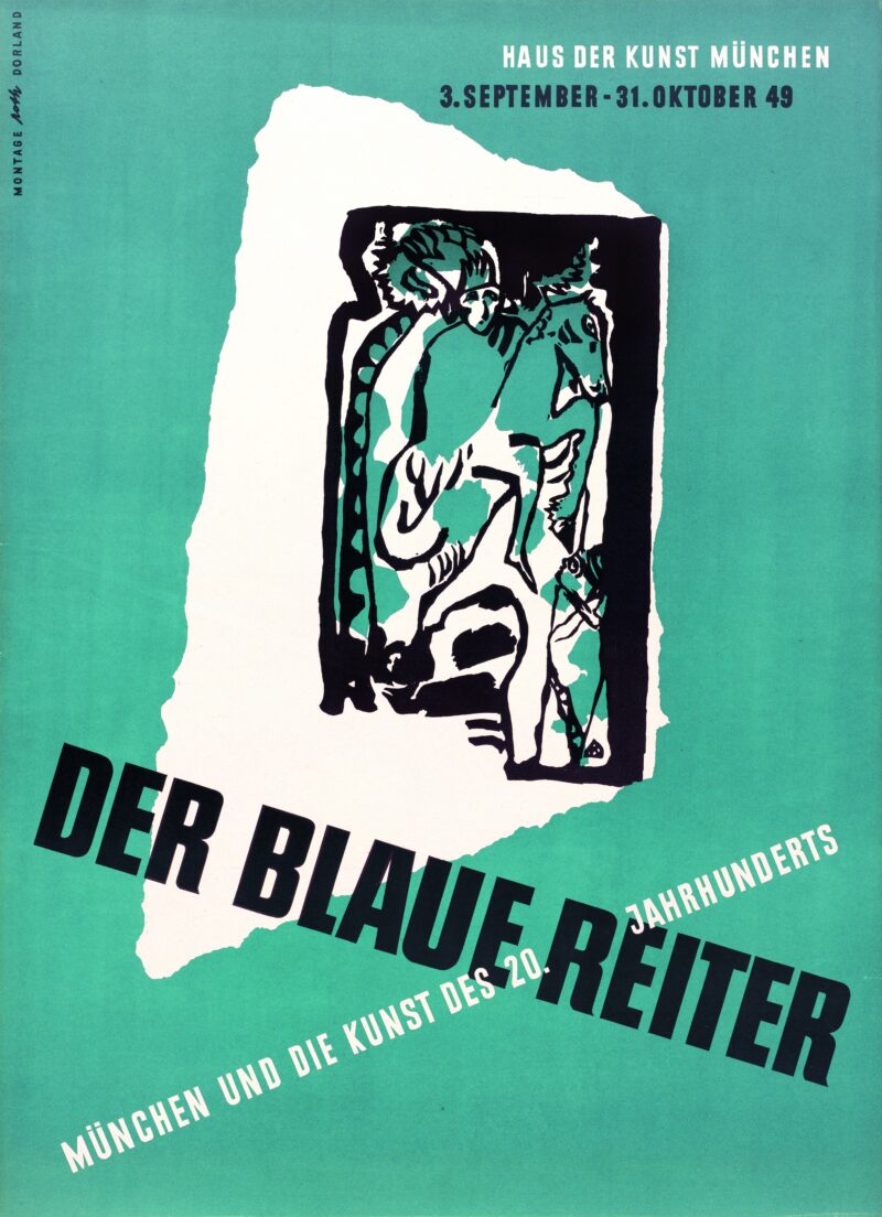 Ausstellungsplakat 1949 © Haus der Kunst, Historisches Archiv