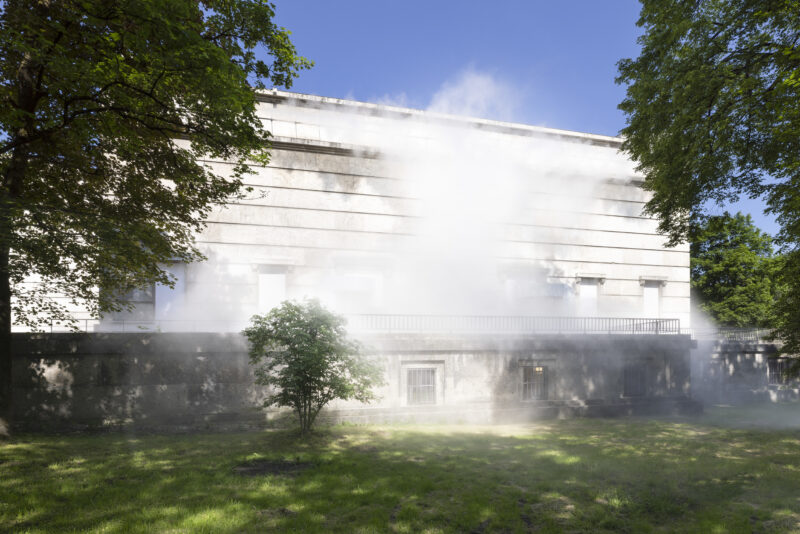 Fujiko Nakaya. Nebel Leben. Installation view. Haus der Kunst. 2022. Photo: Andrea Rossetti