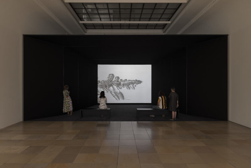 Fujiko Nakaya. Nebel Leben. Installationsanischt. Haus der Kunst. 2022. Foto: Andrea Rossetti