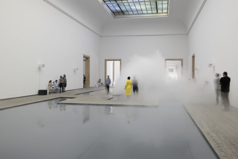 Fujiko Nakaya. Nebel Leben. Installation view. Haus der Kunst. 2022. Photo: Andrea Rossetti