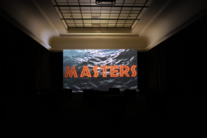 Shaun Motsi, “MASTERS“, 2023, Installation view Haus der Kunst. Photo: Cordula Treml