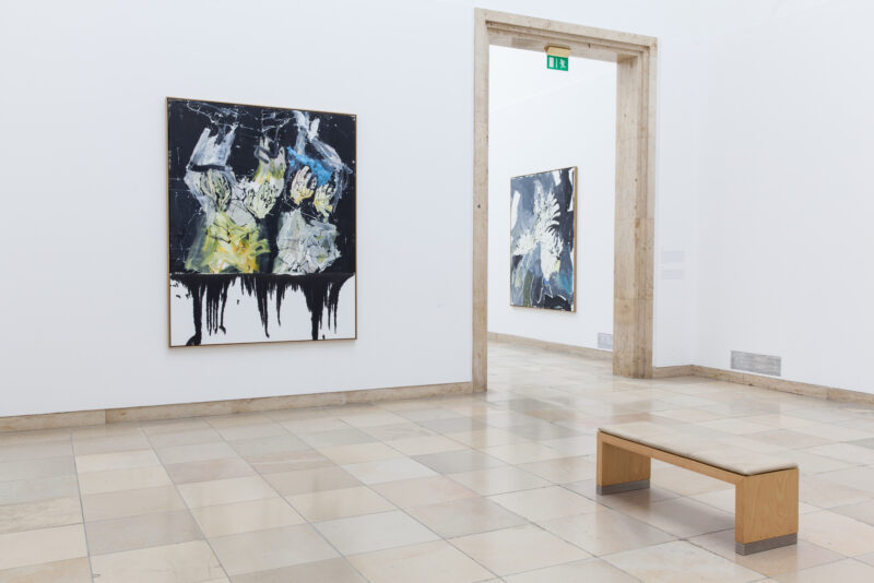 Georg Baselitz. Installationsansicht Haus der Kunst, 2014, Foto: Max Geuter