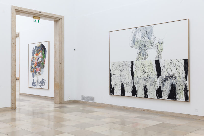 Georg Baselitz. Installationsansicht Haus der Kunst, 2014, Foto: Max Geuter