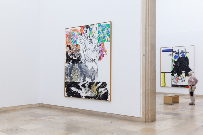 Georg Baselitz, installation view Haus der Kunst, 2014, photo: Max Geuter