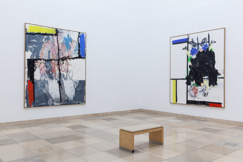 Georg Baselitz, installation view Haus der Kunst, 2014, photo: Max Geuter