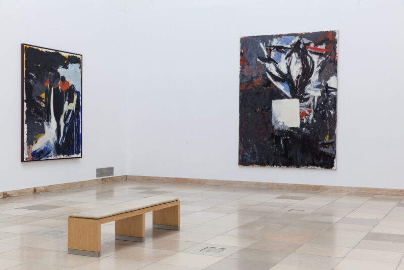 Georg Baselitz. Installationsansicht Haus der Kunst, 2014, Foto: Max Geuter