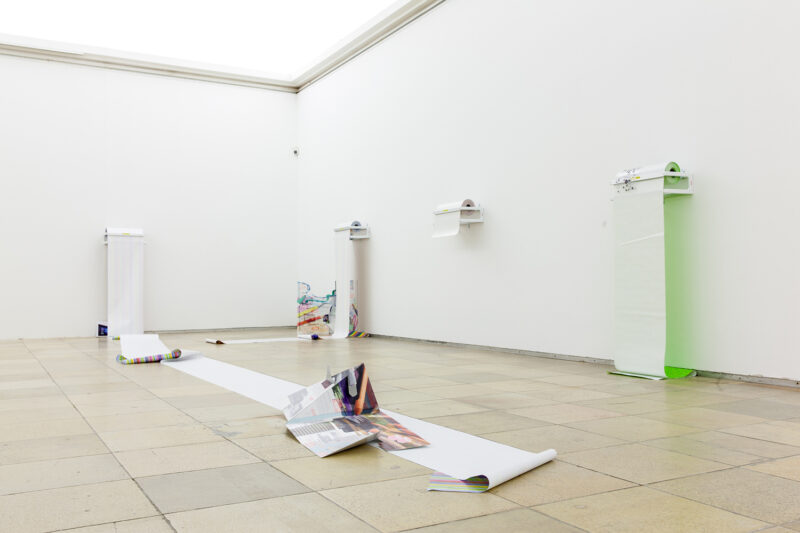 Sara MacKillop: Installation view Haus der Kunst, 2016 Photo: Maximilian Geuter