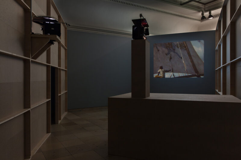 João Maria Gusmão & Pedro Paiva. Installation view, Haus der Kunst, 2016. Photo: Maximilian Geuter