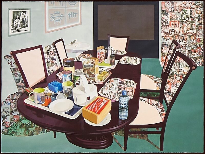 Njideka Akunyili Crosby, Teatime In New Haven, 2016, Photo: Connolly Weber Photography