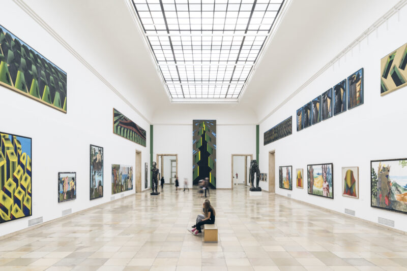Markus Lüpertz. Über die Kunst zum Bild, Exhibition view, Haus der Kunst 2019, © VG Bild-Kunst, Bonn 2019, Photo: Maximilian Geuter