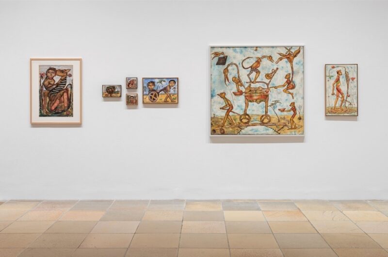 Michael Armitage. Paradise Edict, Installation View, Haus der Kunst, 2020, Photo: Markus Tretter