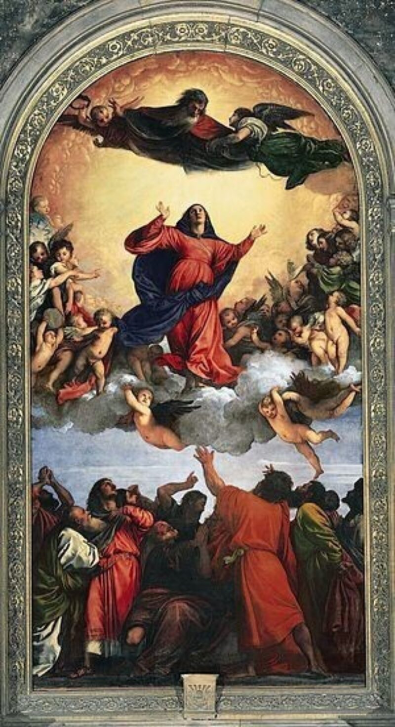 Titizian, Assumption of the virgin, 1516-18