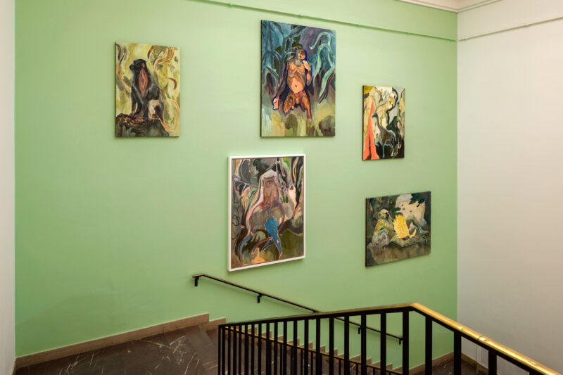 Michael Armitage. Paradise Edict, Installationsansicht, Haus der Kunst, 2020, Foto: Markus Tretter