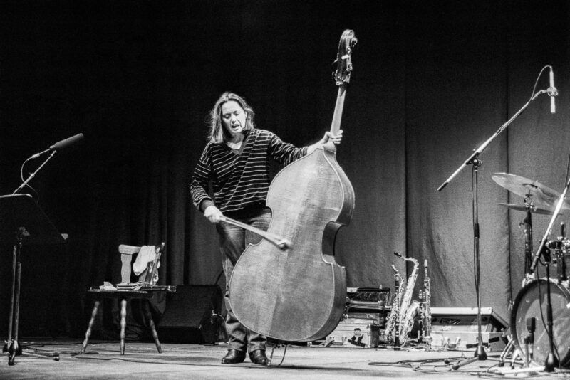 Joelle Léandre, Total Music Meeting 1988  © Dagmar Gebers/FMP-Publishing. Foto: Dagmar Gebers