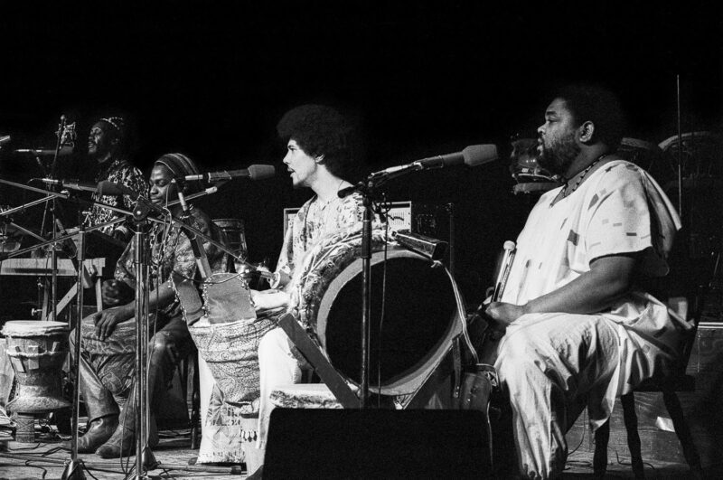 Africa Djolé, Workshop Freie Musik [Free Music] 1984 © Dagmar Gebers/FMP-Publishing. Photo: Dagmar Gebers