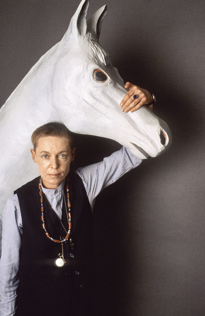 Hanne Darboven portrait, Hamburg 1987 © Hanne Darboven Foundation, Hamburg / VG Bild-Kunst, Bonn, 2015, photo Hermann Dornhege