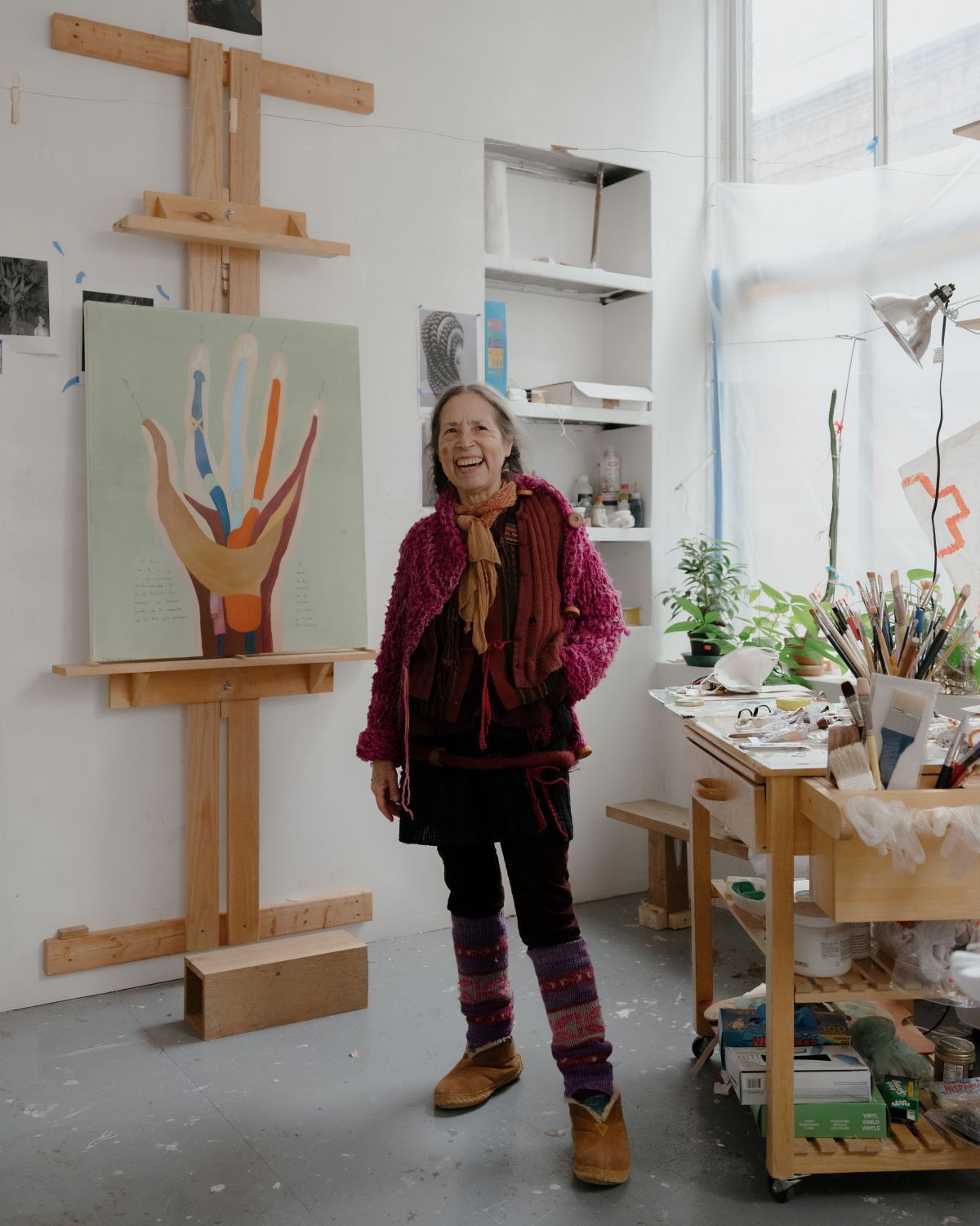 Cecilia Vicuña. Courtesy the artist and Lehmann Maupin. Photo: William Jess Laird.