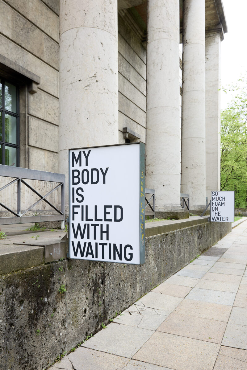 Installation view Haus der Kunst. Photo Judith Buss