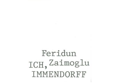 Immendorff, Cover, Booklet.