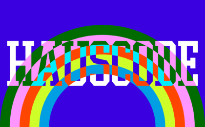 Schriftzug "Hauscode"