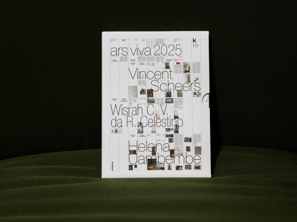 ars viva 2025. Where will we land?, Ausstellungskatalog, 2025. Foto: Cordula Treml.