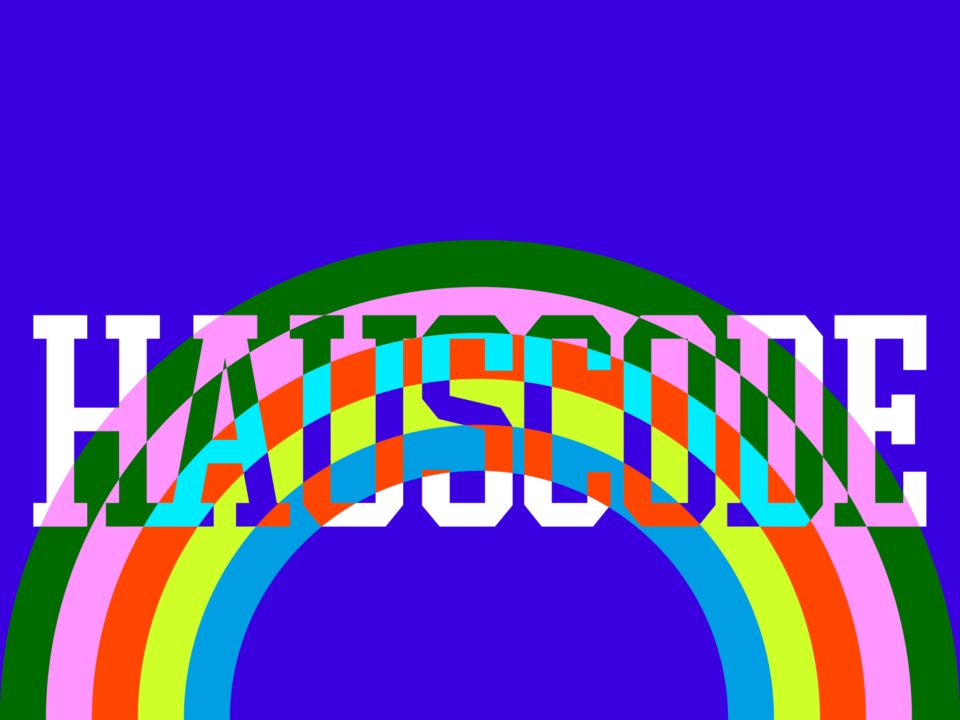 Schriftzug "Hauscode"